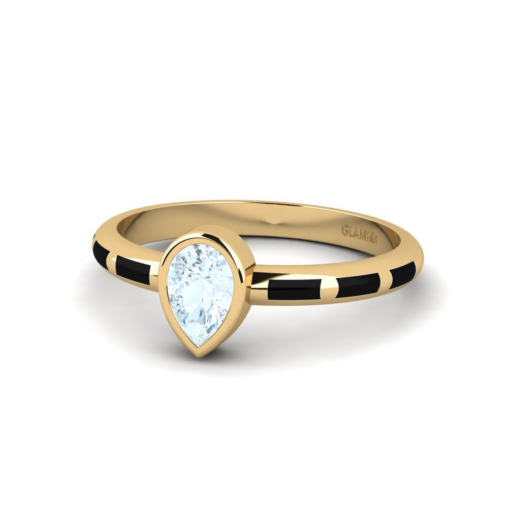 Aquamarine Ring Stacial