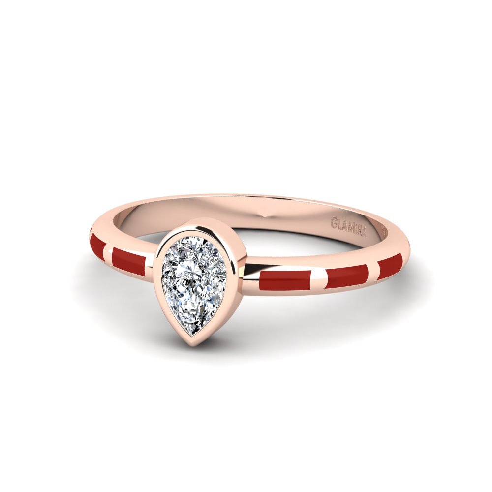 Rotgold 375 Ring Stacial