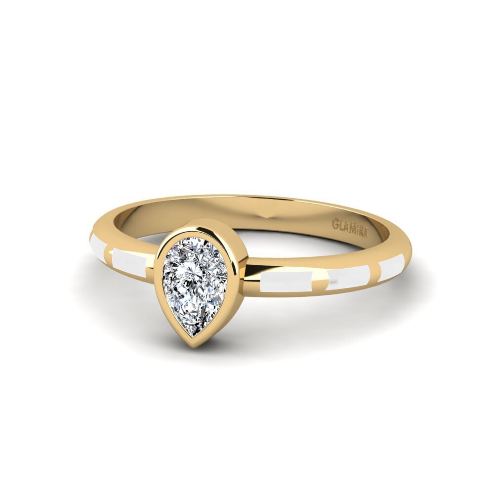 Gelbgold 585 Ring Stacial