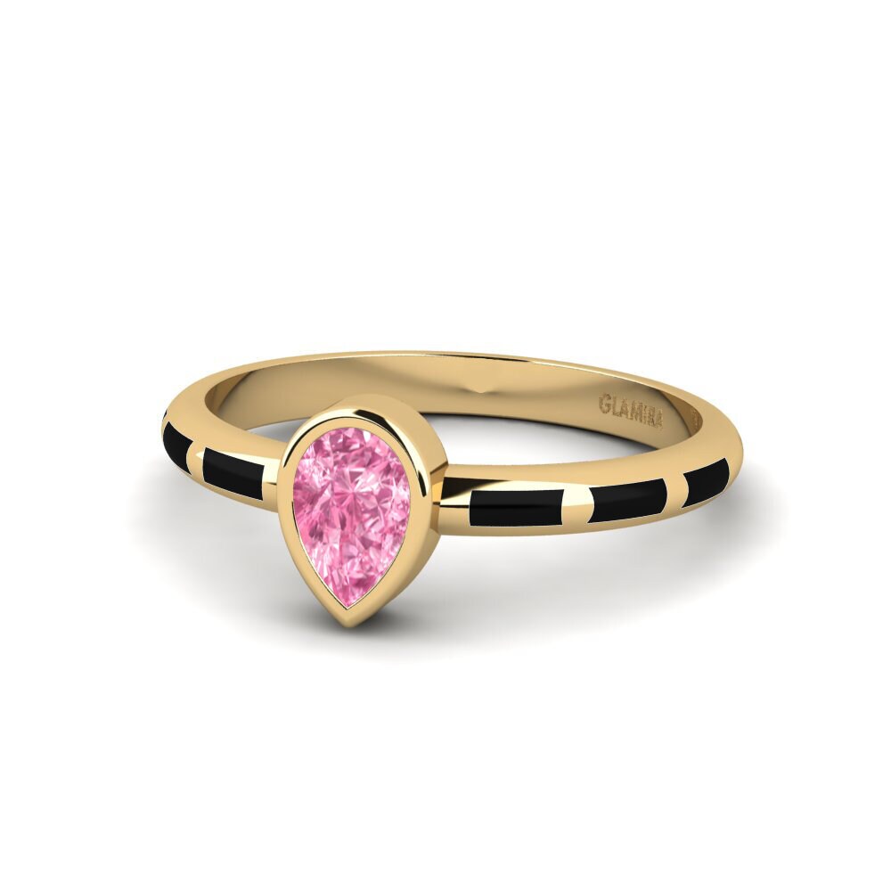 Rosa Saphir Ring Stacial