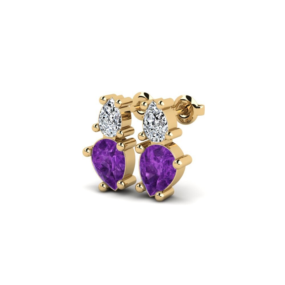 Amethyst SYLVIE Earring Artsat
