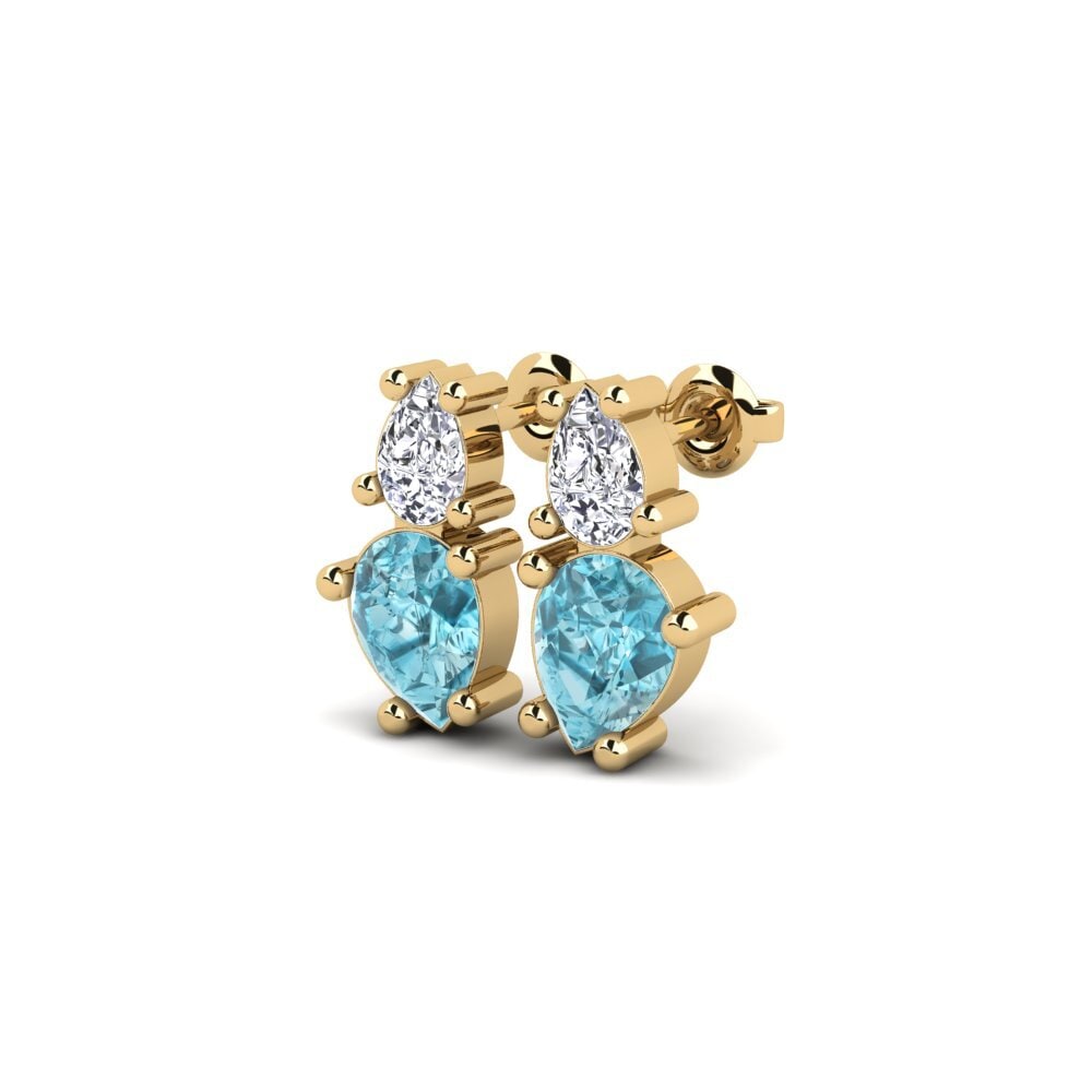 Blue Zircon SYLVIE Earring Artsat