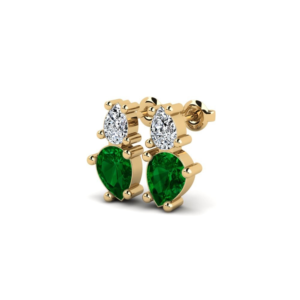 Green Zirconia SYLVIE Earring Artsat