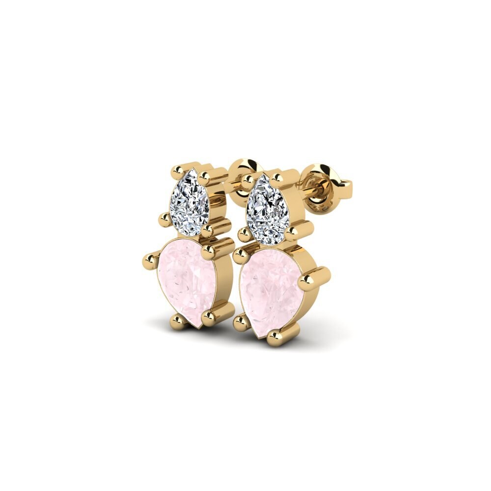 Rose Quartz SYLVIE Earring Artsat