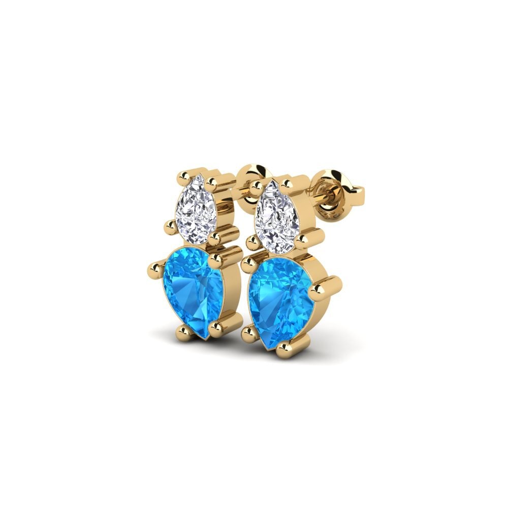 Blue Topaz SYLVIE Earring Artsat