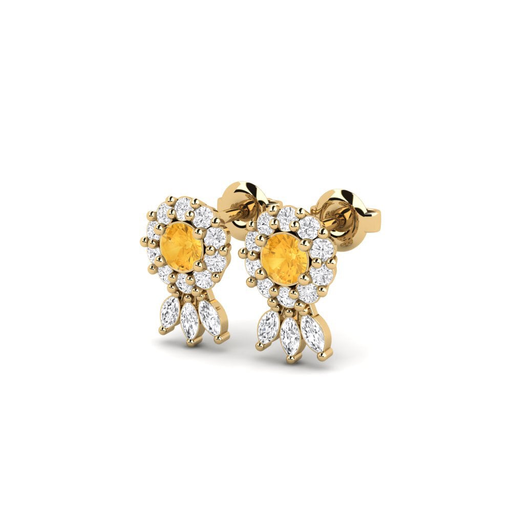 Citrine SYLVIE Earring Bruadar
