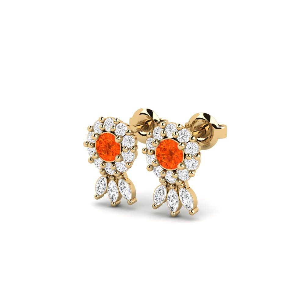 Fire Opal SYLVIE Earring Bruadar