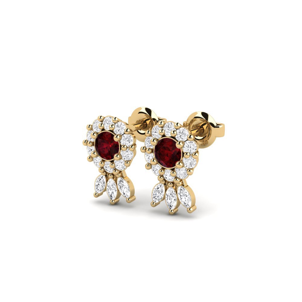 Garnet SYLVIE Earring Bruadar