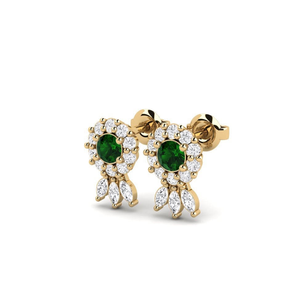 Green Tourmaline SYLVIE Earring Bruadar