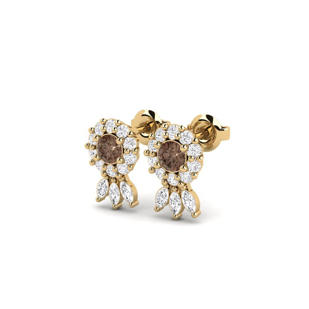 Smoky Quartz SYLVIE Earring Bruadar