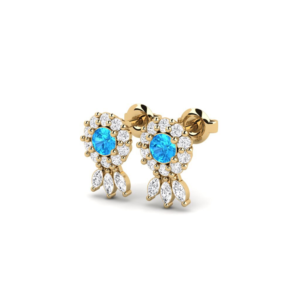 Blue Topaz SYLVIE Earring Bruadar