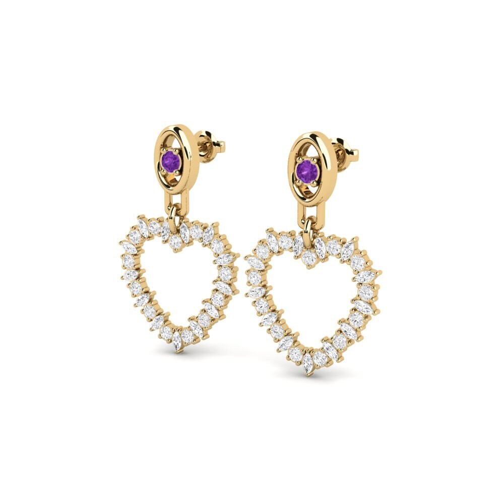 Amethyst SYLVIE Earring Diomedes