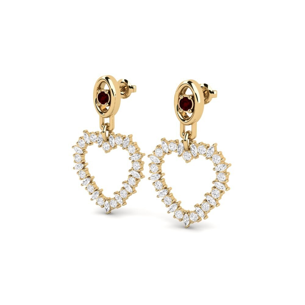 Garnet SYLVIE Earring Diomedes