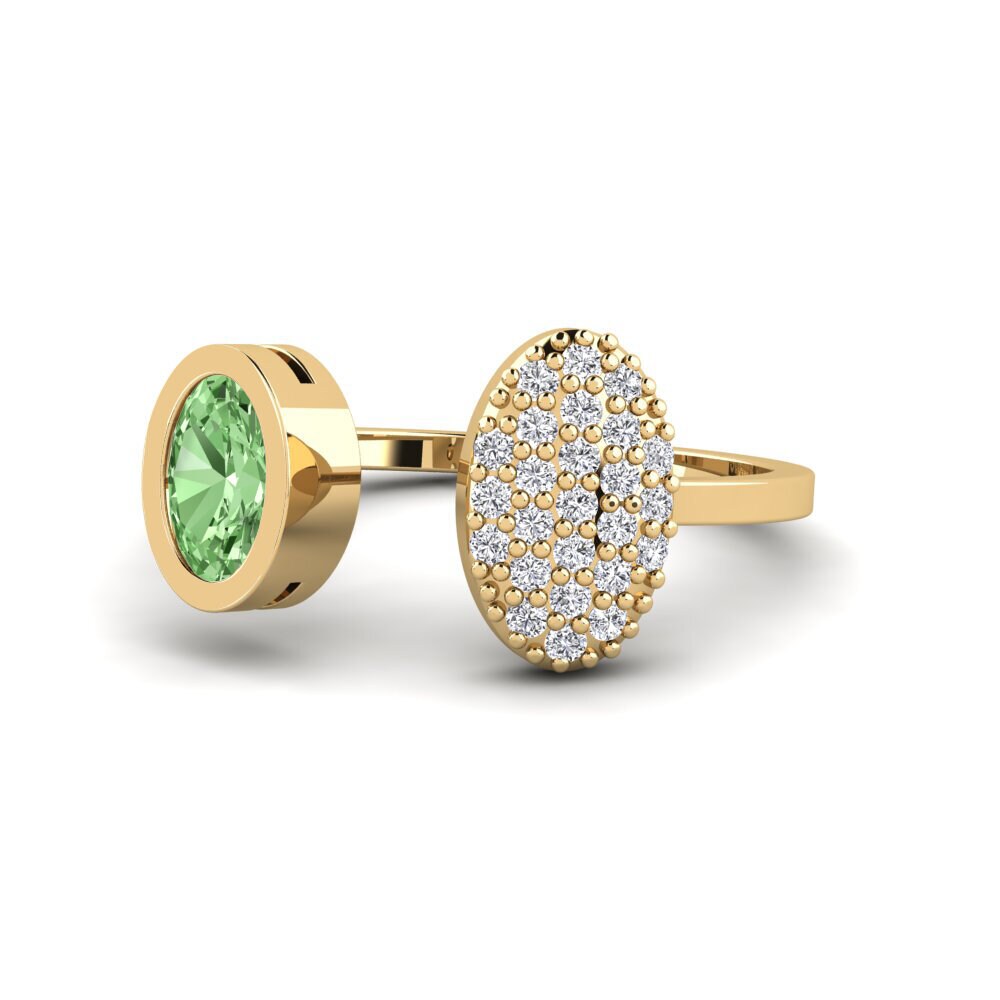 Diamante Verde SYLVIE Anel Phupha