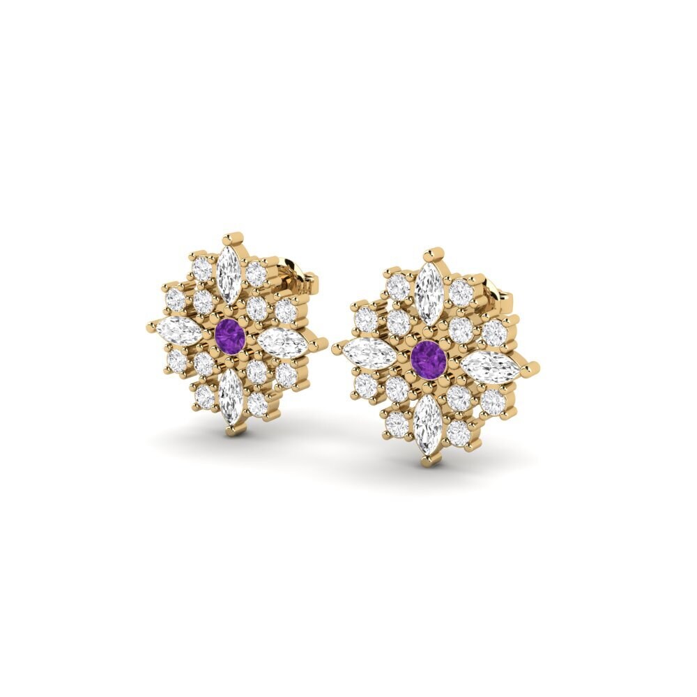 Amethyst SYLVIE Earring Sonhar