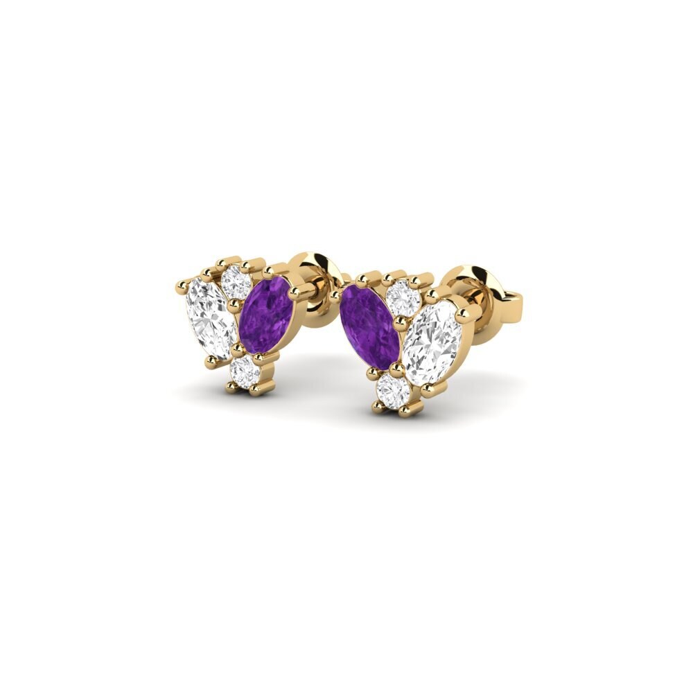 Amethyst SYLVIE Earring Sueno
