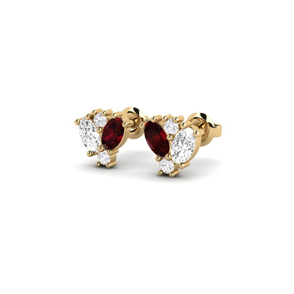 Garnet SYLVIE Earring Sueno
