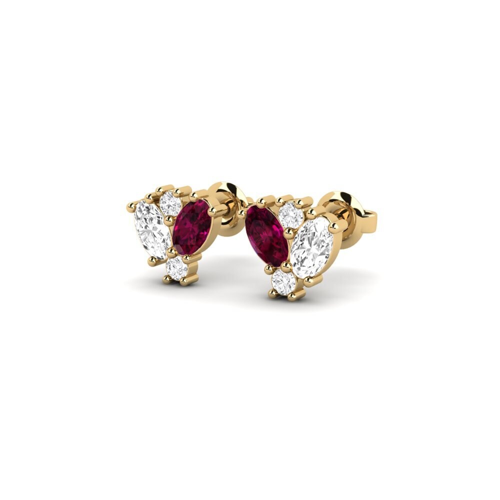 Rhodolite Garnet SYLVIE Earring Sueno