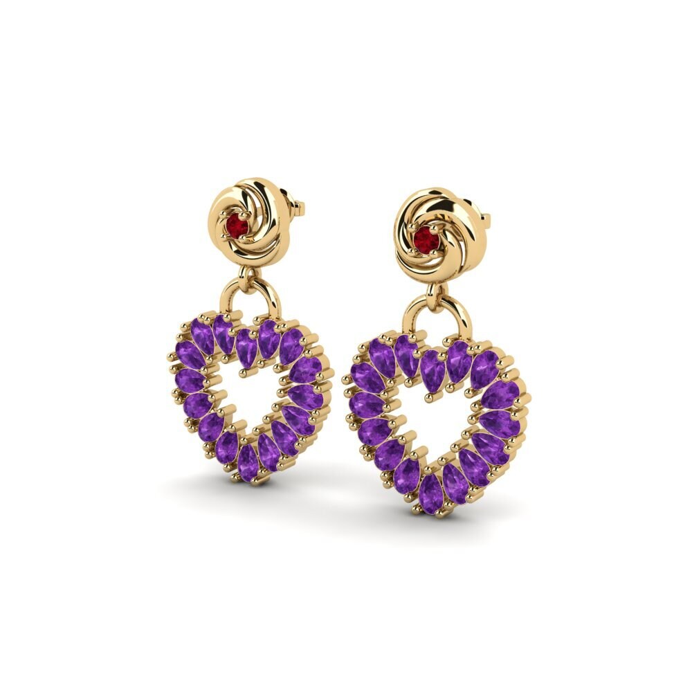 Amethyst SYLVIE Earring Teukros
