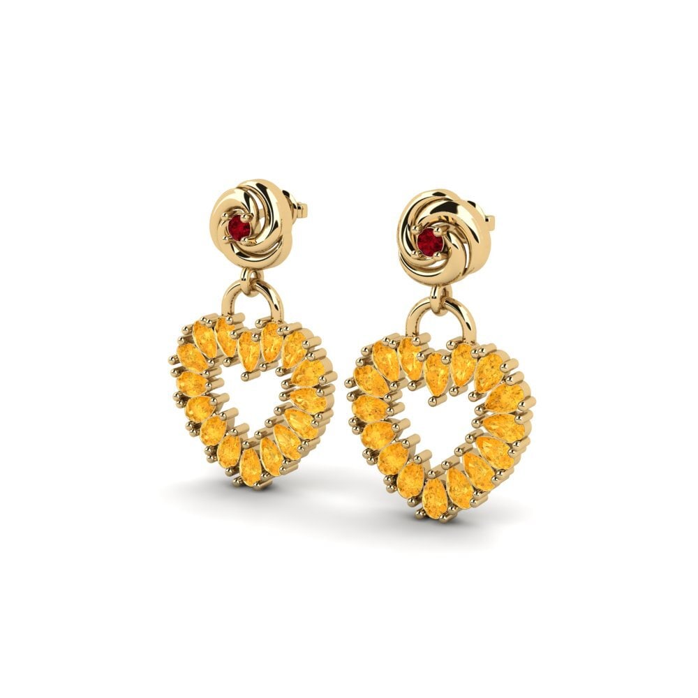 Citrine SYLVIE Earring Teukros