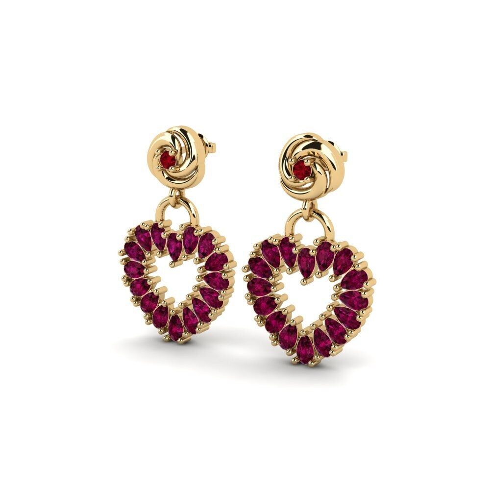 Rhodolite Garnet SYLVIE Earring Teukros