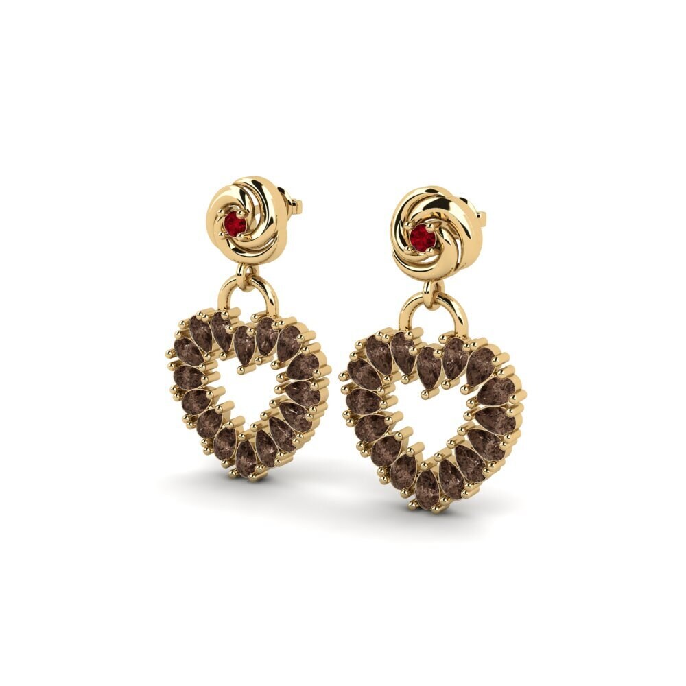 Smoky Quartz SYLVIE Earring Teukros