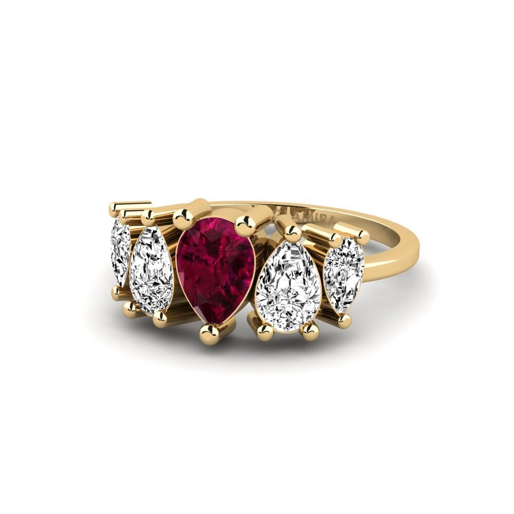 Granate Rhodolite SYLVIE Anillo Drim