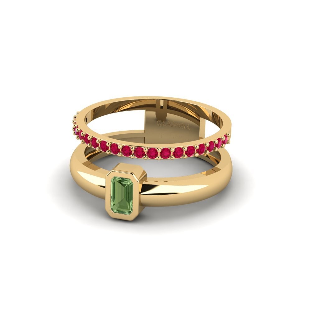 Green Sapphire SYLVIE Ring Filoktetes