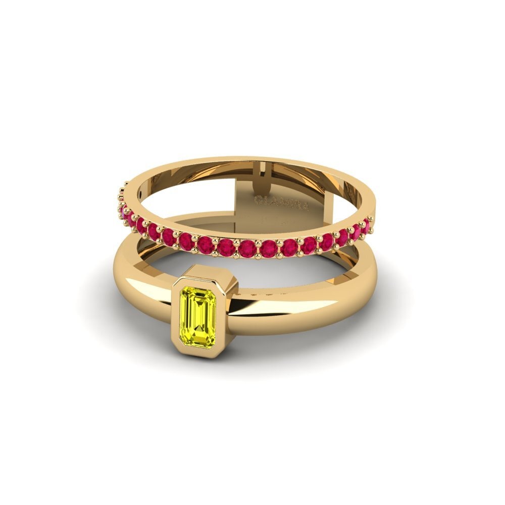 Yellow Diamond SYLVIE Ring Filoktetes