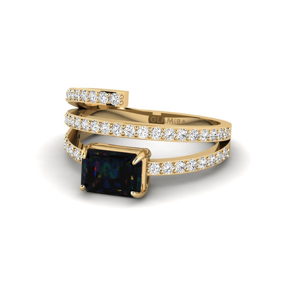 Black Opal SYLVIE Ring Ifeza