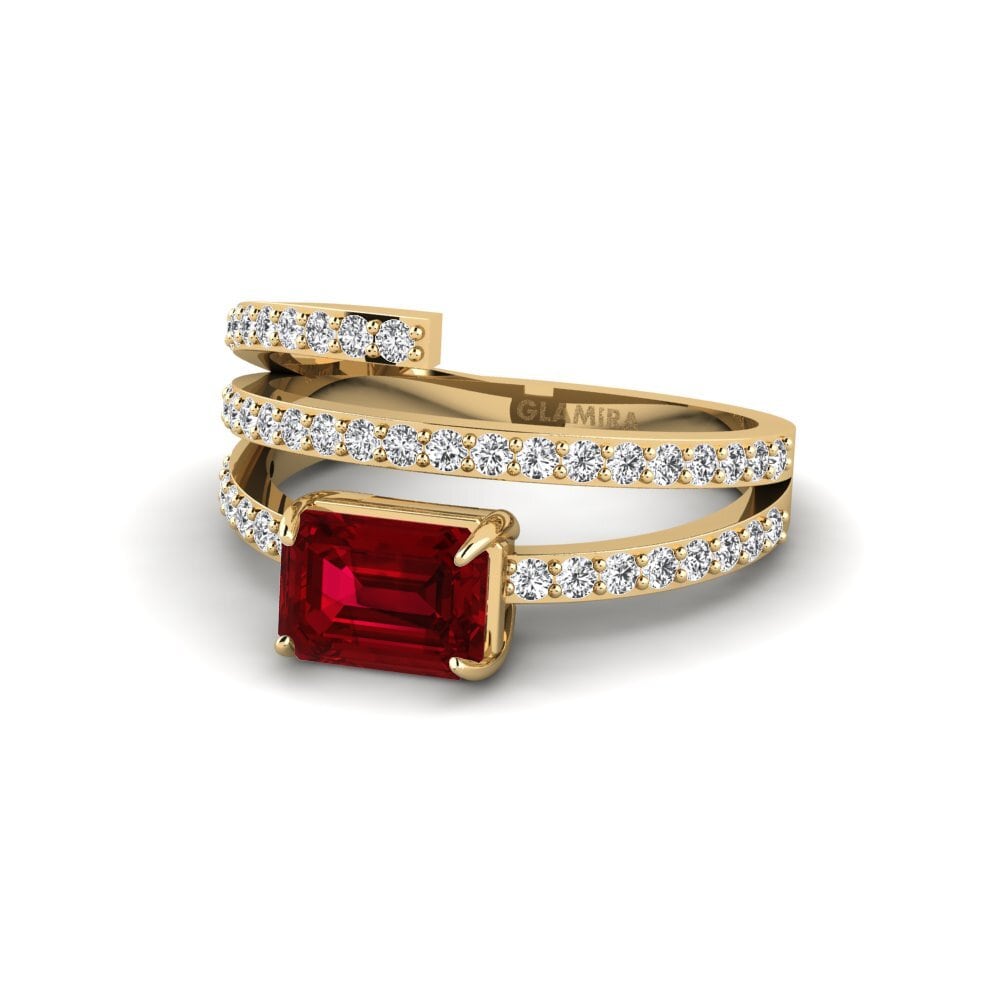 Red Zirconia SYLVIE Ring Ifeza