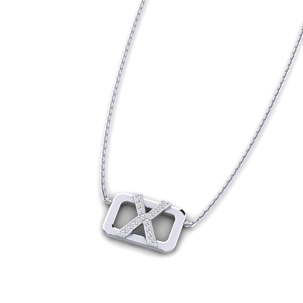 925 Silver SYLVIE Necklace Iksion - X