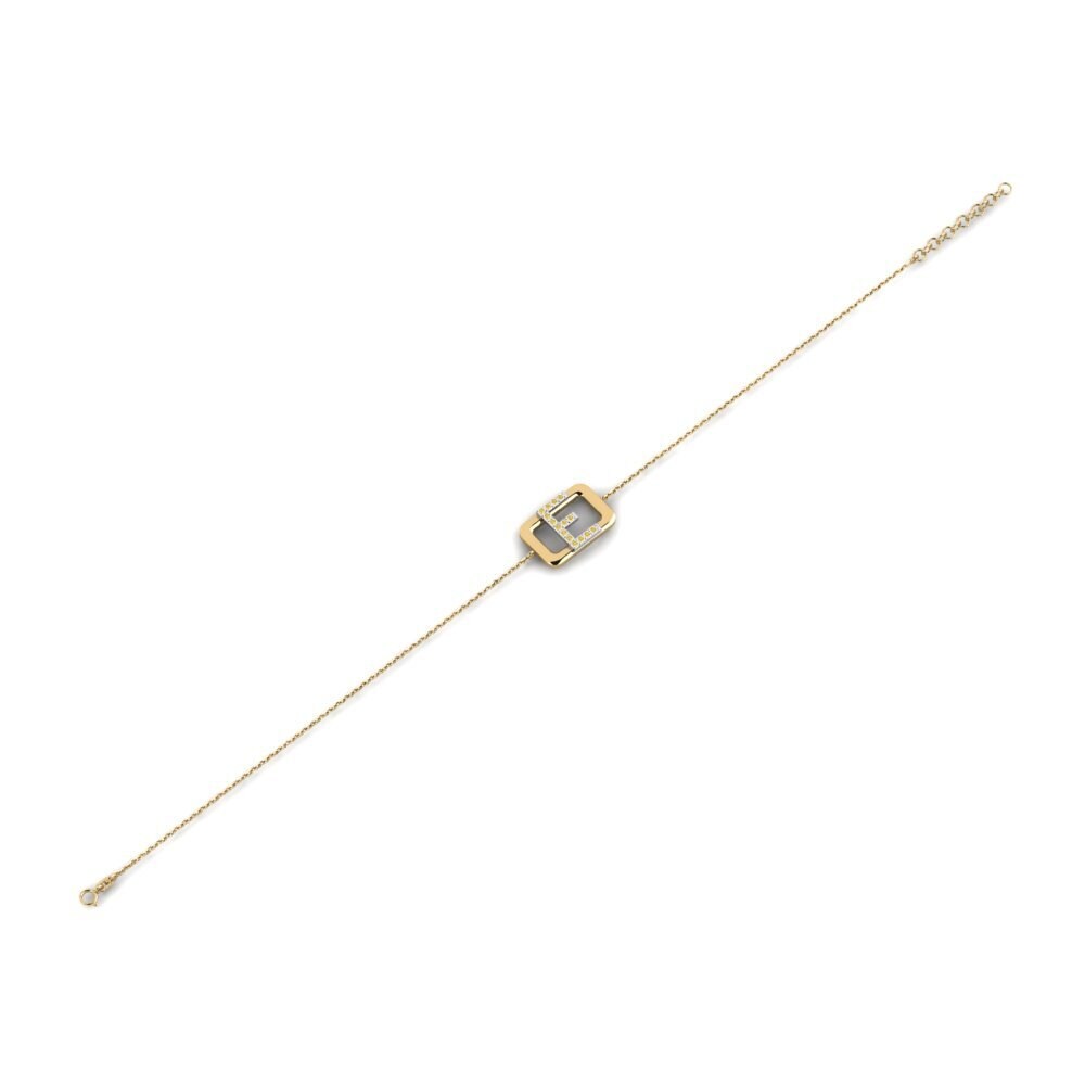 Diamante Amarillo SYLVIE Pulsera Khyrse - E