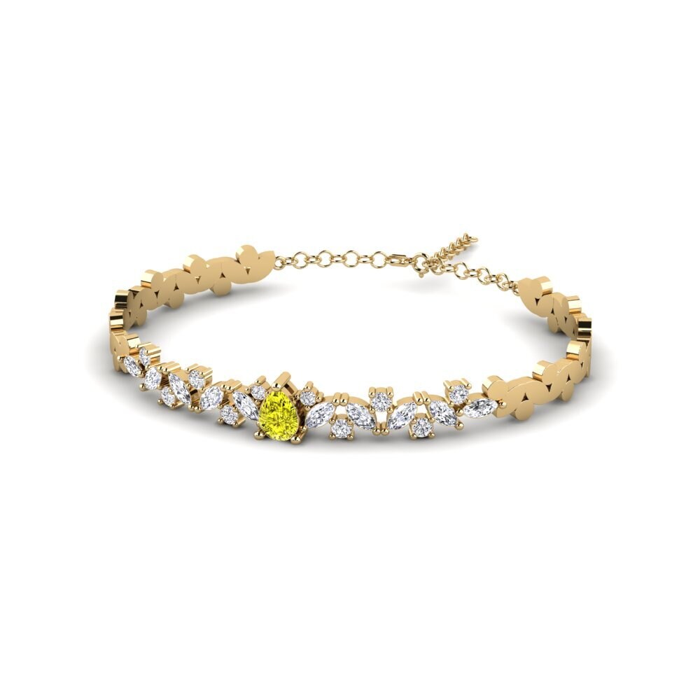 Yellow Diamond SYLVIE Bangle Leija
