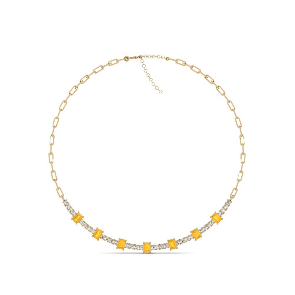 Citrine SYLVIE Collier Liryo