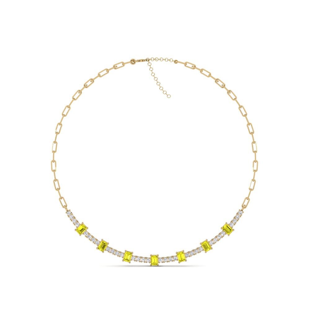 Yellow Diamond SYLVIE Collier Liryo
