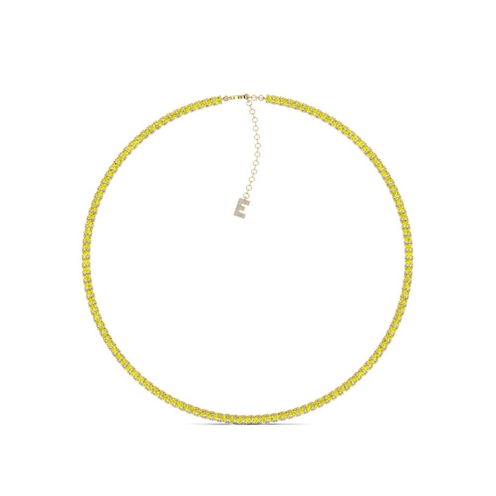 Diamante Amarillo SYLVIE Collar Nahasi - E