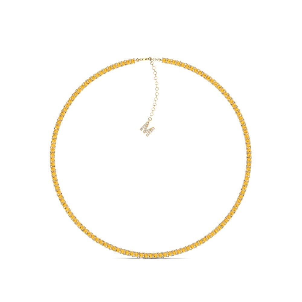 Citrine SYLVIE Collier Nahasi - M
