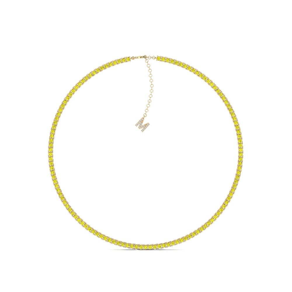 Yellow Diamond SYLVIE Collier Nahasi - M