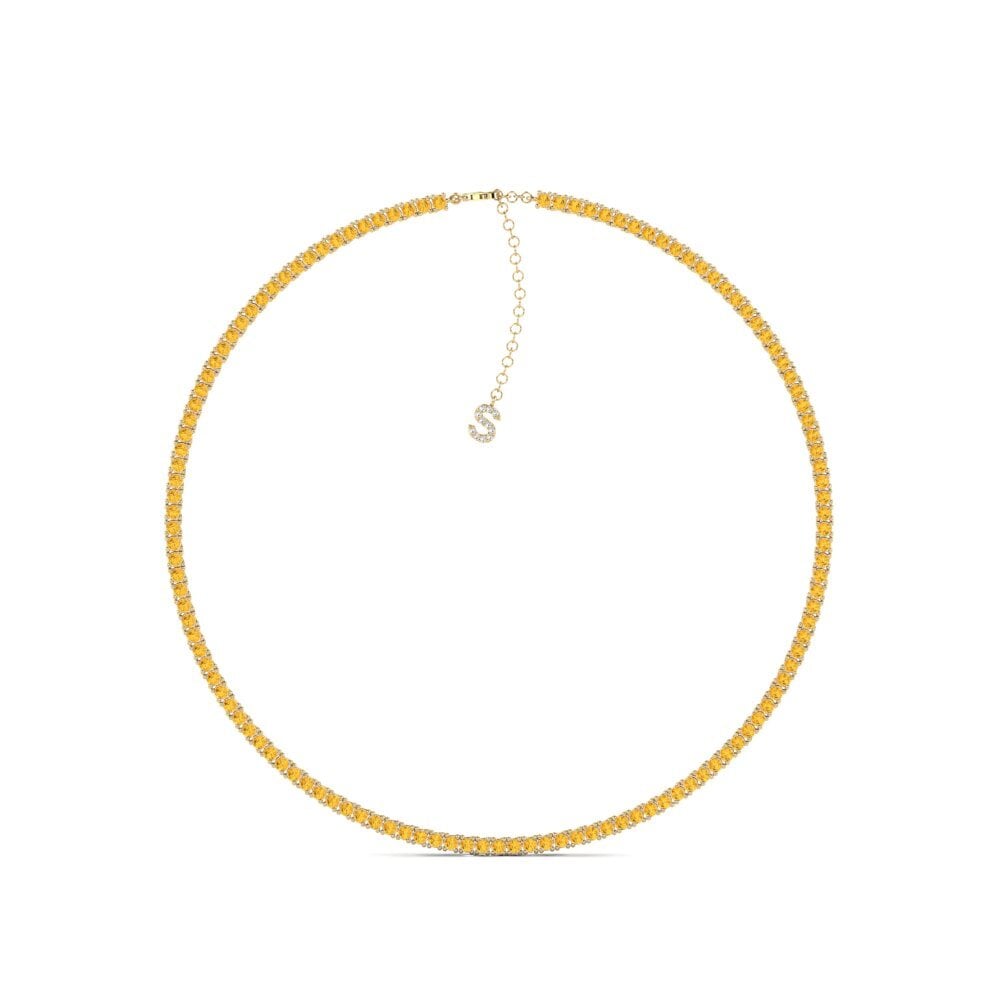 Citrine SYLVIE Collier Nahasi - S