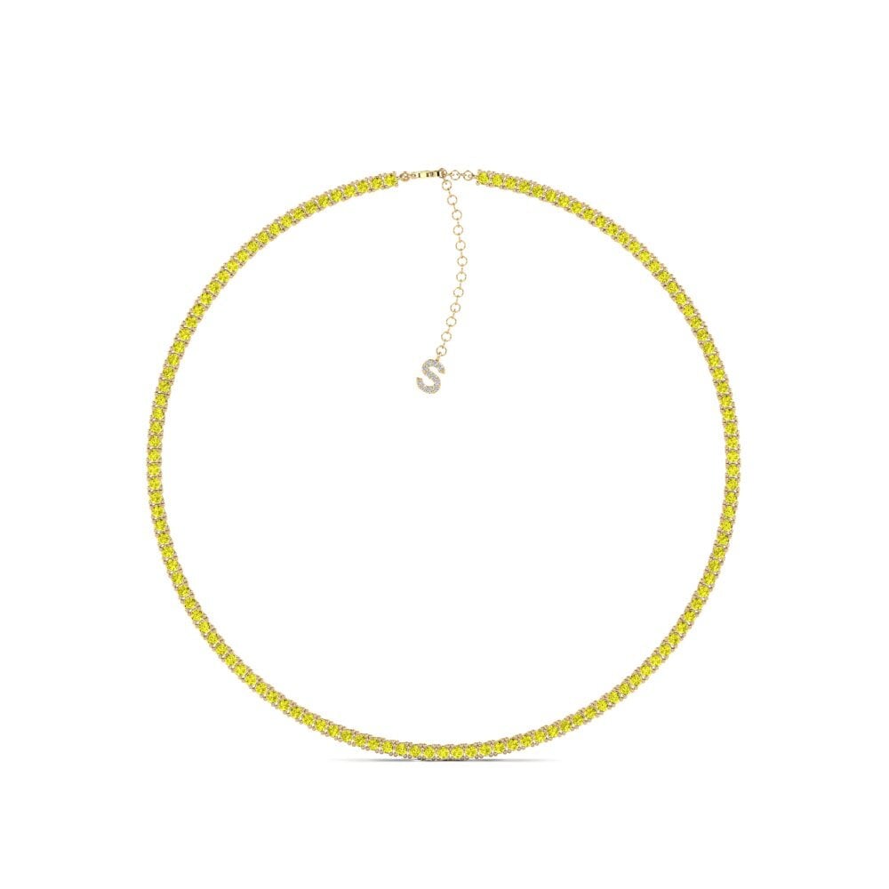 Yellow Diamond SYLVIE Collier Nahasi - S