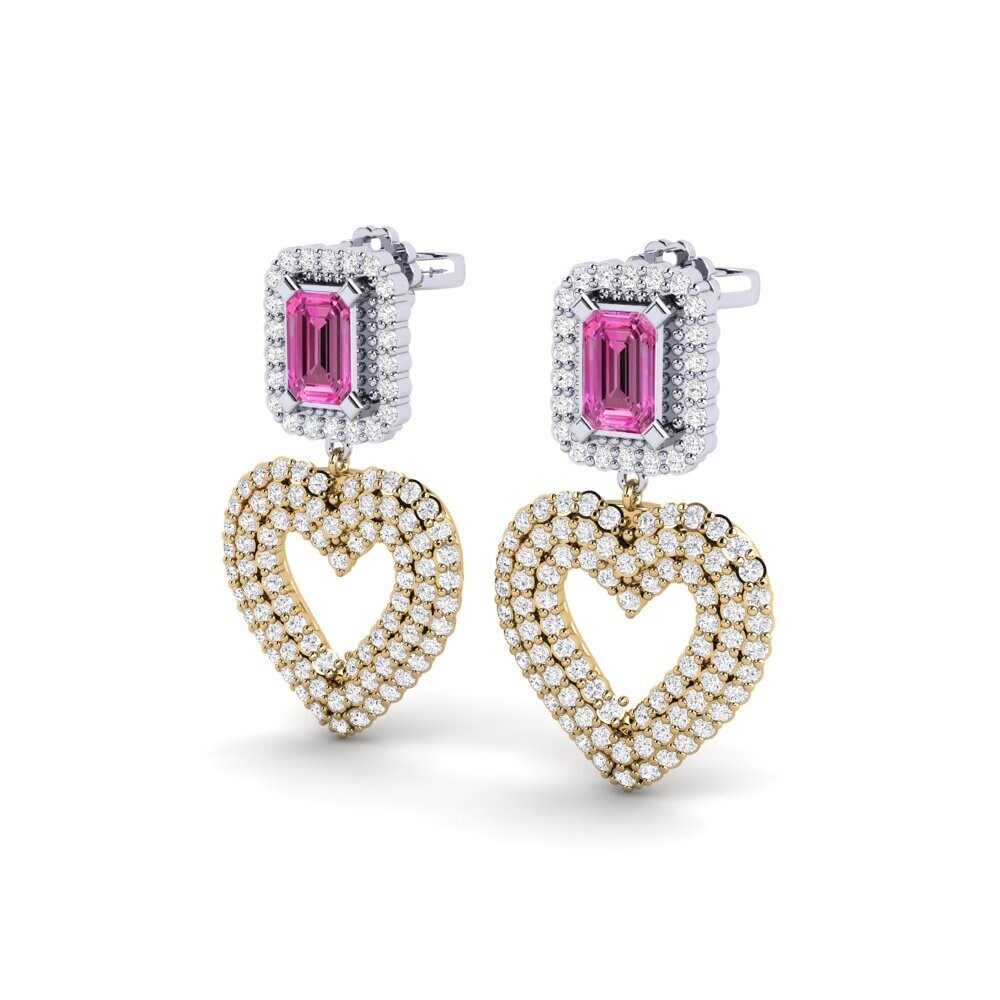 Pink Topaz SYLVIE Earring Palata