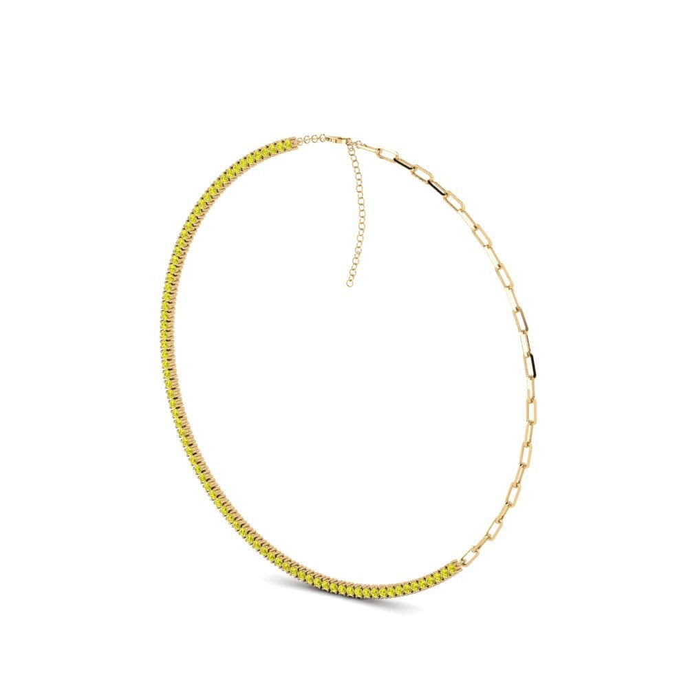 Yellow Diamond SYLVIE Collier Quri