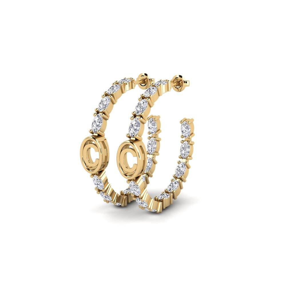 Diamante SYLVIE Pendientes Riyo - C