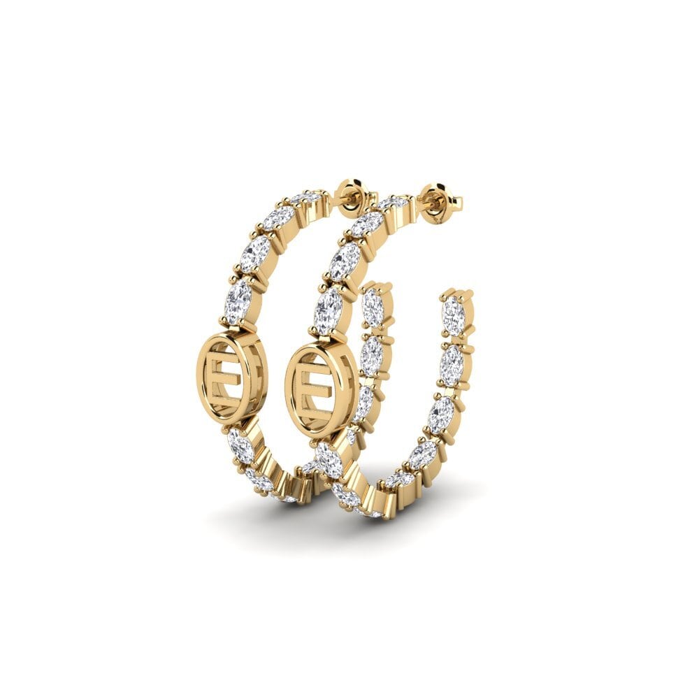 Diamante SYLVIE Pendientes Riyo - E