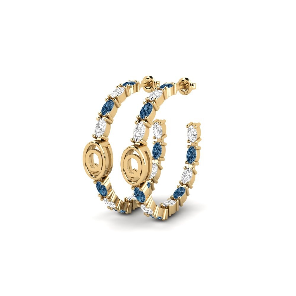 Blue Diamond SYLVIE Earring Riyo - Q