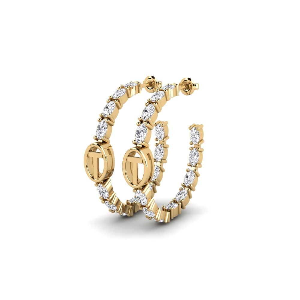 Lab Grown Diamond SYLVIE Earring Riyo - T