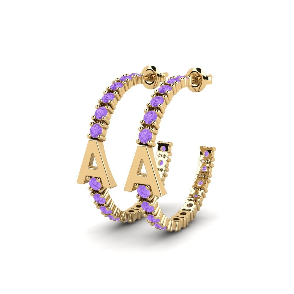 Amethyst SYLVIE Earring Sereba - A