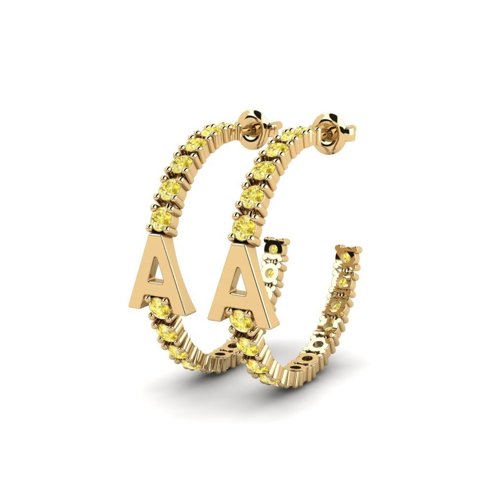 Yellow Sapphire SYLVIE Earring Sereba - A