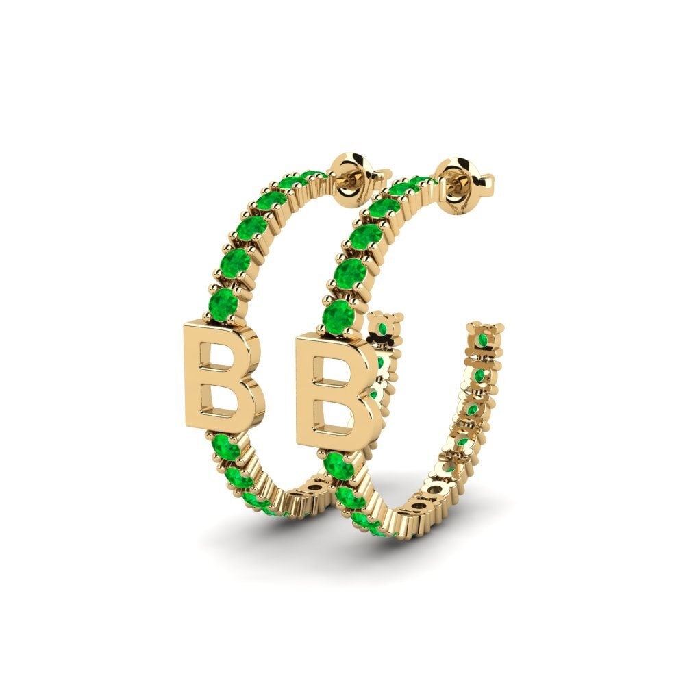 Emerald SYLVIE Earring Sereba - B